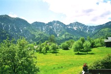 Blick vom Balkon